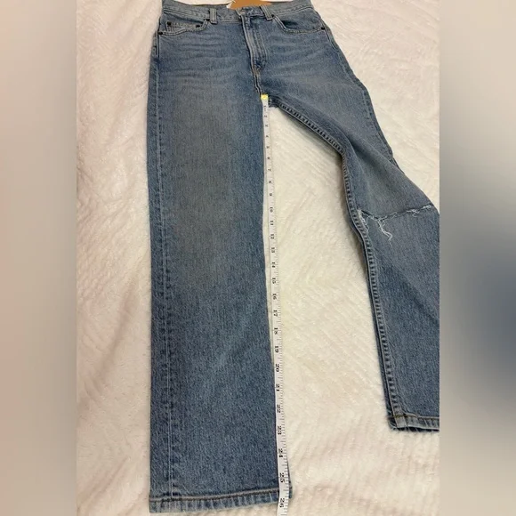 Reformation Jeans Liza High Rise Straight Jeans Size 25 NWT - Picture 12 of 14